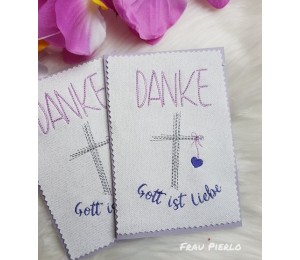 ITH - Postkarte Glückwunsch zur Kommuntion Konfirmation Taufe & Danke